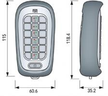 Quick Kablosuz Uzaktan Kumanda El Ünitesi 12 Kanallı