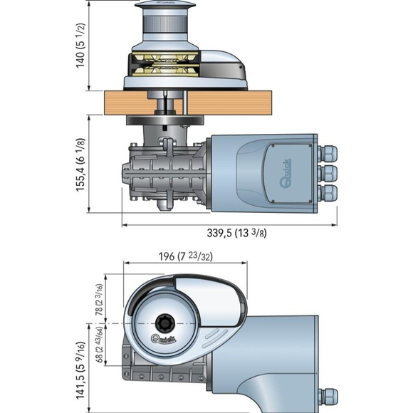 Quick Prince DP2 700W-24V-8mm Tamburlu Irgat