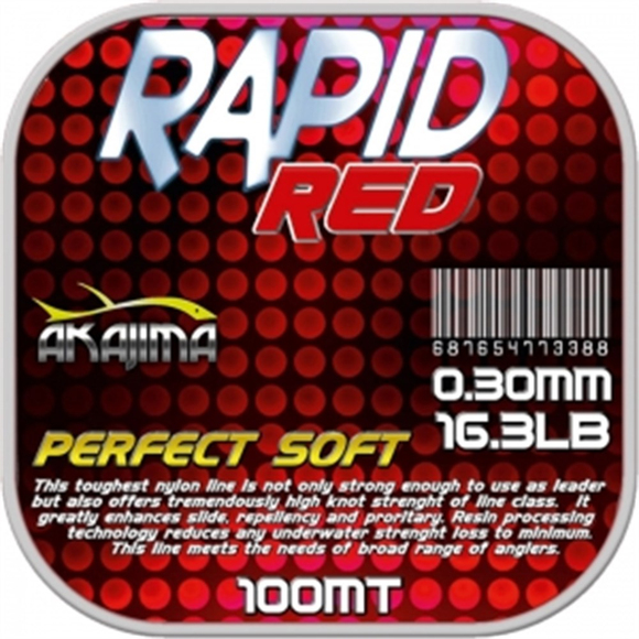 Rapid Red Naylon Misina 0.50mm Kırmızı