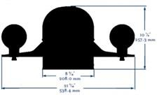 Ritchie Globemaster® D-6S-X Saro Pusula 2 ° veya 5° Aralıklı Kadran Çap: 6