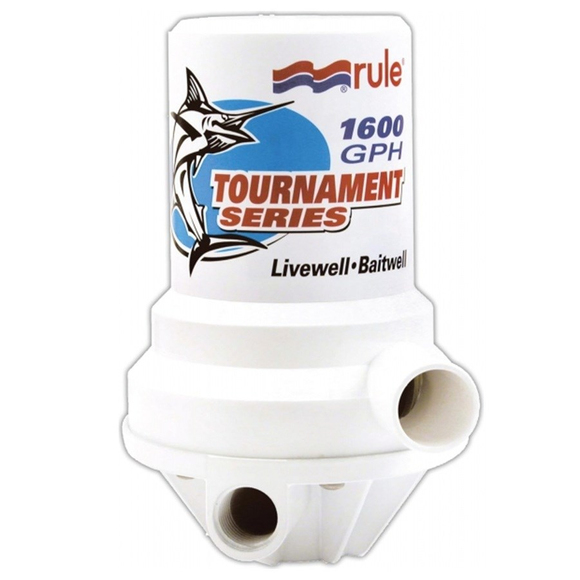 Rule Turnuva Serisi Çift Portlu Livar Pompası 1600 GPH 12V