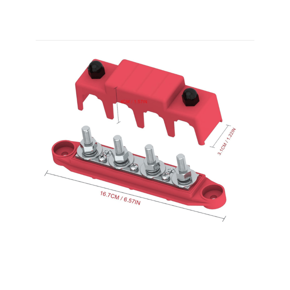 Şase Terminali 4 lü Takım 10 MM 250 Amper 
