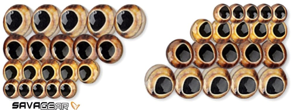Savage gear LB Spare Trout Eyes Kit 40 Adet