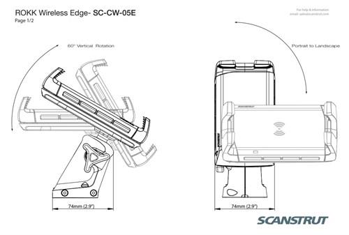 Scanstrut Rokk Wireless Edge SC-CW-05E