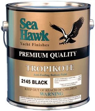 Sea Hawk Tropikote Biocide Plus Sert Zehirli Boya Siyah 3.785 L