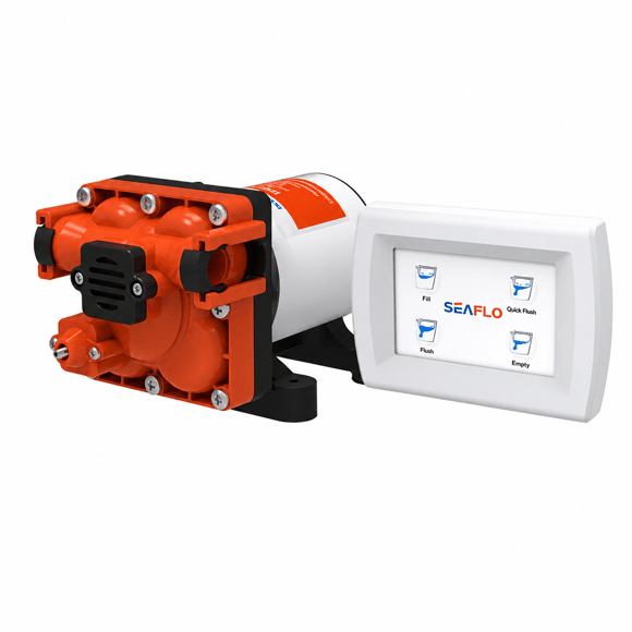 Seaflo Elektrikli Sessiz Lüks Tuvalet 12V Hidrofor Pompalı