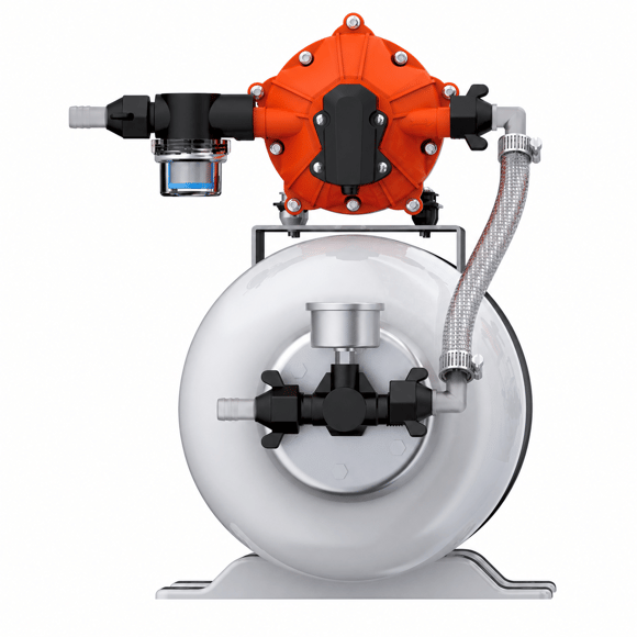 Seaflo Tanklı Hidrofor Seti 24V 18.9 L/dk - 8 Litre Tank