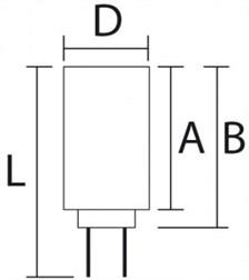 Sıcak Beyaz Led Ampul G4 2.4W