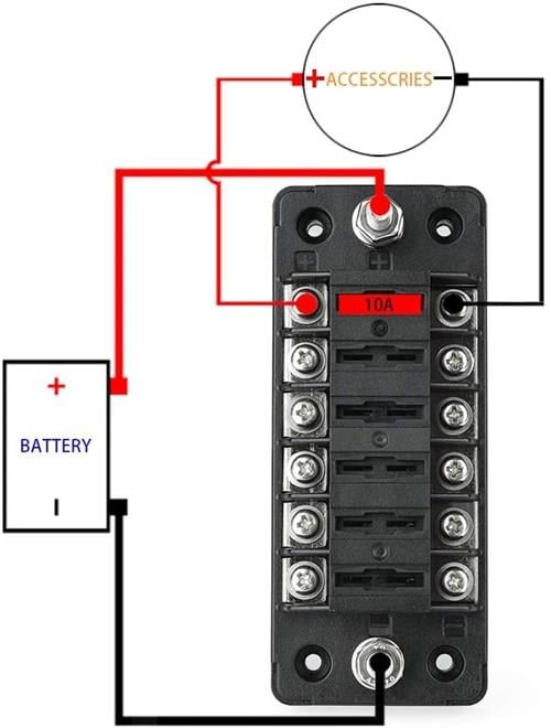 Sigorta Kutusu 6lı ışıksız Şase Bareli