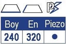 Smev 8621 serisi tek gözlü, gazlı, gömme ocak
