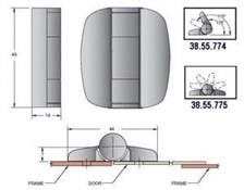 Southco Marine G6 Konumlandırma Menteşesi 120°ve 170° salınımlı
