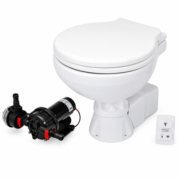 SPX FLOW Johnson Pump AquaT Elektrikli Sessiz Tuvalet Küçük Taş 24V