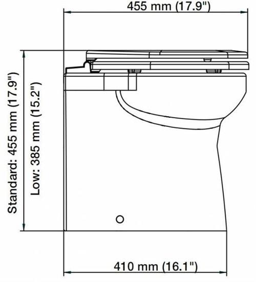 Spx Johnson Pump Alçak Taş 24V Premium Tuvalet