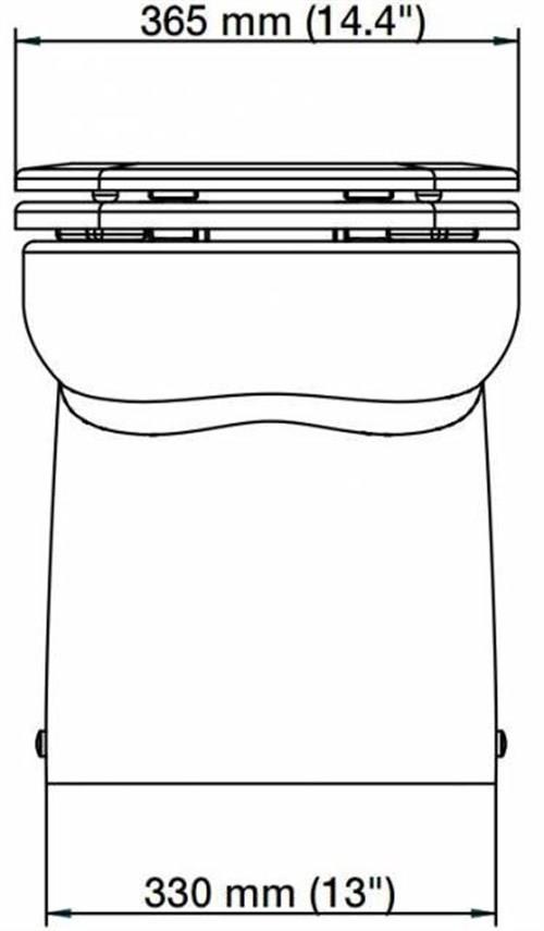 Spx Johnson Pump Yüksek Taş 12V Premium Tuvalet