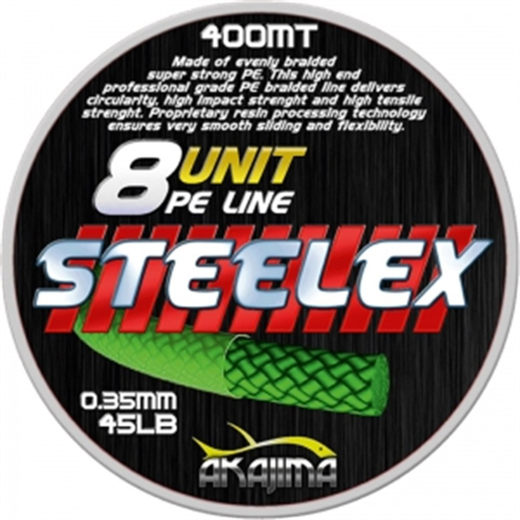 Steelex Braided Misina 0.40mm Yeşil