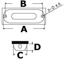 Su altı aydınlatma lambası 6lı Mavi