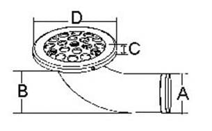 SU GİDERİ 38MM ÇIKARILABİLİR KAPAK