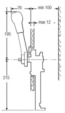 TeleflexMorse CH2100P Kumanda Kolu