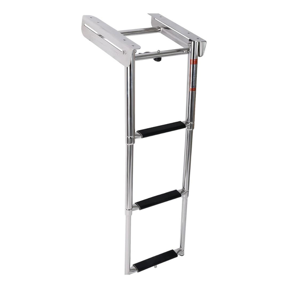 Teleskopik Merdiven 3lü Platform Altı Kızaklı 254x879 mm