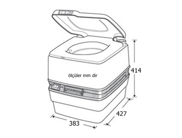 THETFORD Porta Potti 365 Portatif Tuvalet