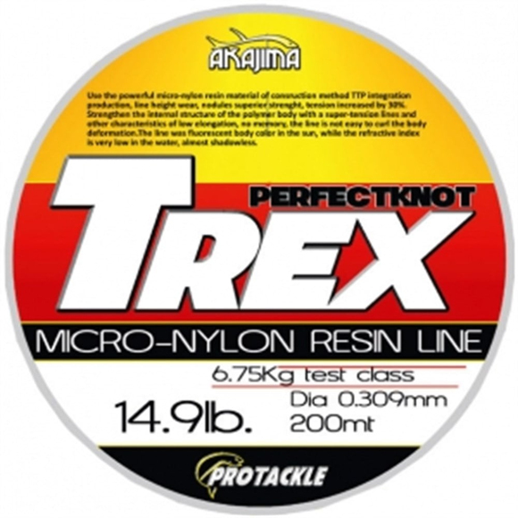 Trex Nylon Resin Misina 0.128mm 200m