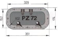 Vetus Lomboz PZ 72 174x351 mm