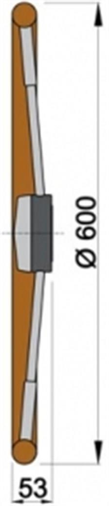 Vetus PRO60P Dümen 60cm