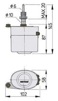 Vetus Silecek Seti 12V/2A