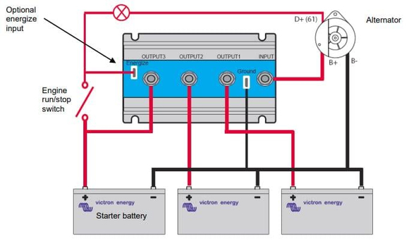 Victron Energy Argofet Akü İzolatörü 200A-2