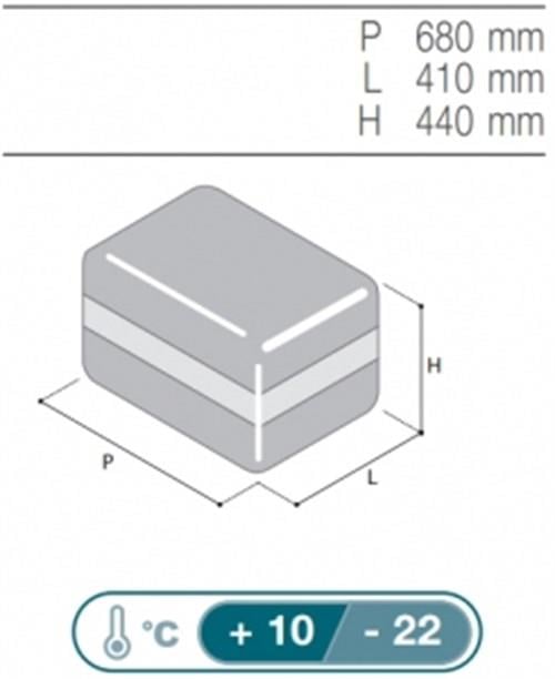 Vitrifrigo Portatif Buzdolabı-Dondurucu. Model VF35P