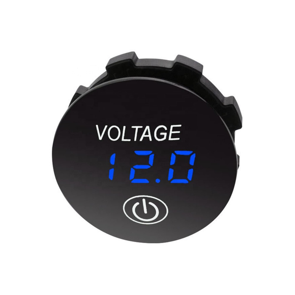 Voltmetre Soketi 12V Mavi
