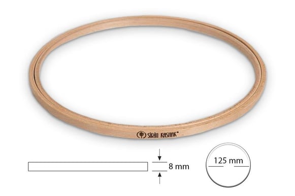 Şirin Kasnak Vidasız Dar Gergef Nakış Kasnağı 201-1 12,5 cm