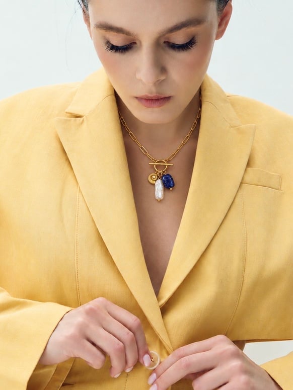Çelik Legacy Charm Kolye