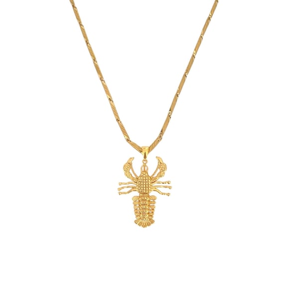 S.Steel Lobster Necklace