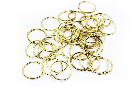 Metal Halka 7 mm 10 Gr - Altın Sarı Renk Takı ve Aksesuar Halkası