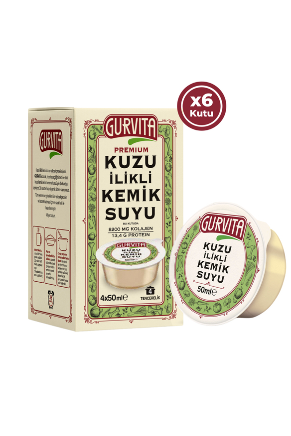 Gurvita Kuzu İlikli Kemik Suyu 50 ML 32 Adet