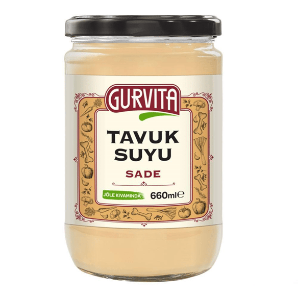 Gurvita Tavuk  Suyu Sade 660 Ml