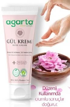 Agarta Doğal Gül Kremi 75ml