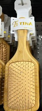 Alaten Tına Saç Fırçası Bambu Tel Uçlu