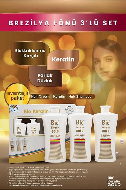 Bio Keratin Gold 3lü Set 700ml