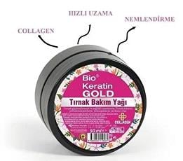 Bio Keratin Gold Tırnak Bakım Yağı 50ml