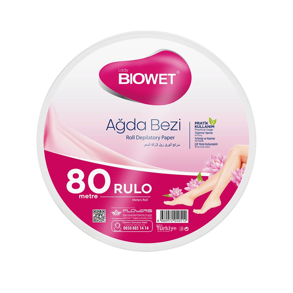 Biowet Ağda Bezi 80 Metre Rulo