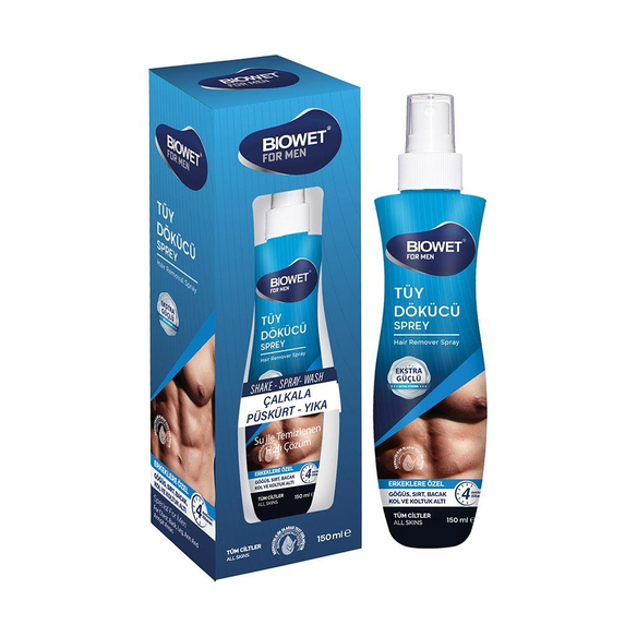 Biowet Tüy Dökücü  Gazsız Sprey 150ML Formen
