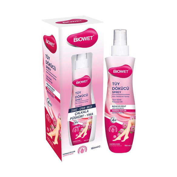 Biowet Tüy Dökücü  Gazsız Sprey 150ML Hassas