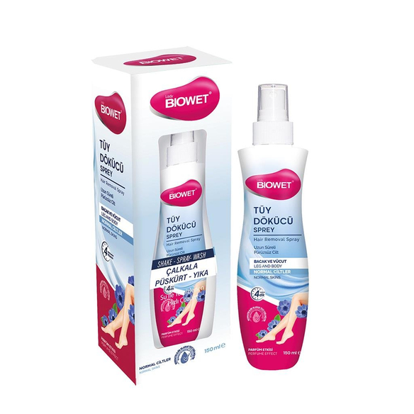 Biowet Tüy Dökücü  Gazsız Sprey 150ML Normal
