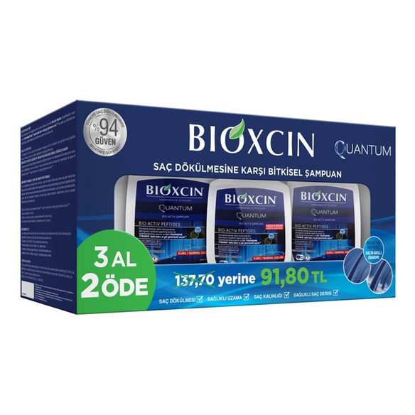 BIOXCIN ŞAMP.300ML QUANTUM3 AL 2 ÖDE NOR