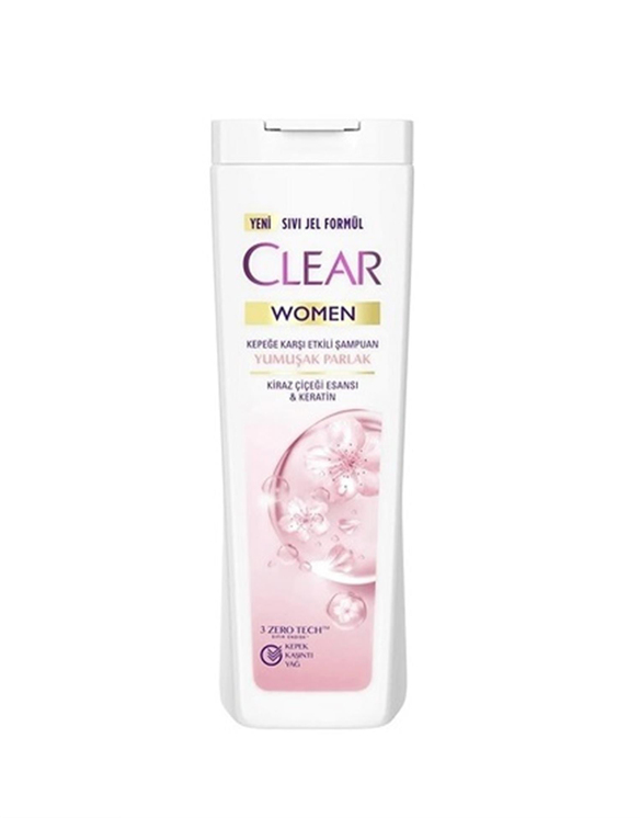 Clear Şampuan Bayan Yumuşak Parlak 350ml