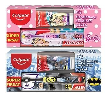 Colgate Diş Macunu + Fırça Barbie - Batman 75ml