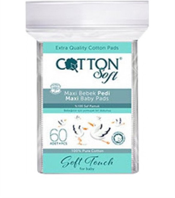 Cotton Bebek Temizleme Pedi 60lı