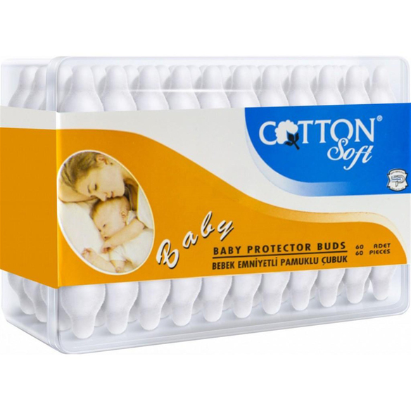 Cotton Kulak Çubuğu 60'lı Bebe